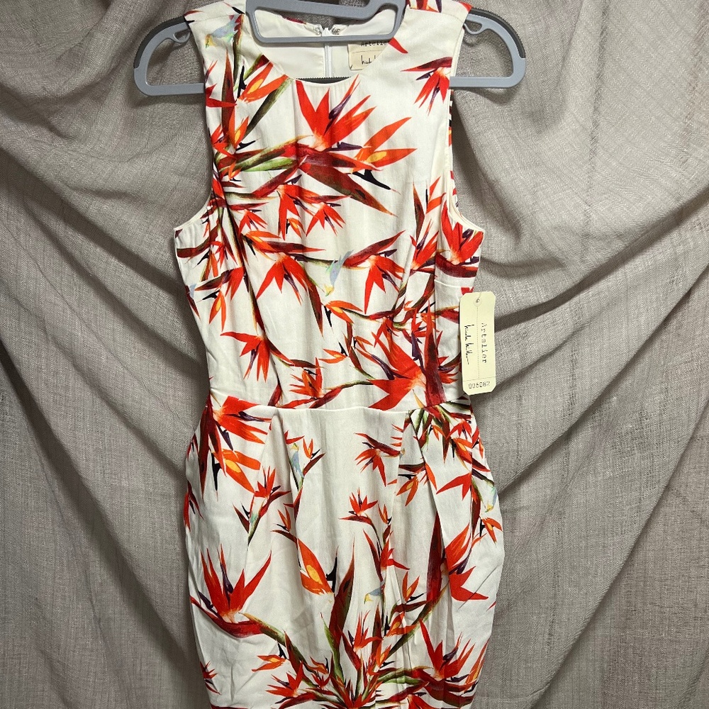 Nicole Miller - Artelier Dress with balloon skirt and pockets